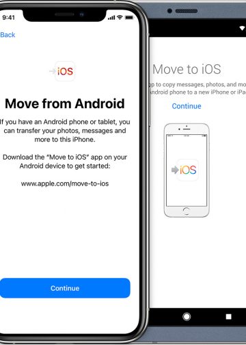 chuyển dữ liệu từ android sang iphone