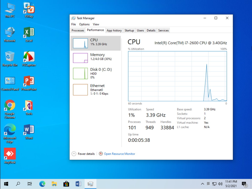 Windows10 20h2 Pro V3 Anhdv AIO 2in1 CPU RAM 1