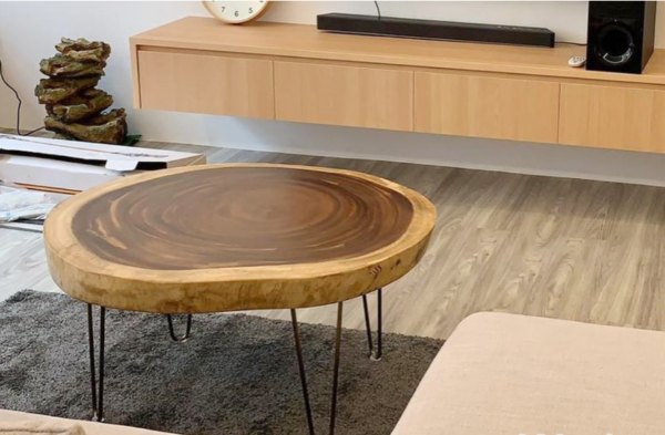 Bàn sofa gỗ me tây
