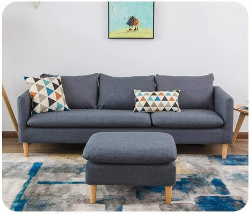 Sofa nỉ văng – SNVP14 4 Sofa vải nỉ hàn quốc