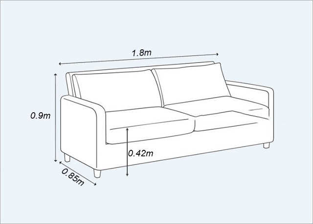 Hướng Dẫn Các Cách Tự Làm Ghế Sofa Đơn Giản Nhất Tại Nhà 2 Đo đạc kích thước cẩn thận trước khi bắt đầu làm ghế sofa