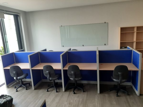 Module Bàn Làm Việc 8 Người Vách Ngăn Nỉ - BLVVP54 6 Module Bàn Làm Việc 8 Người Vách Ngăn Nỉ - BLVVP54