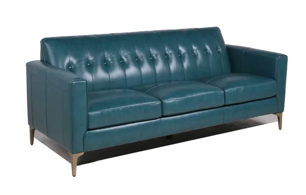 Sofa Giả Da 3 Chỗ Màu Xanh 2m2 - SDVP10 4 Sofa Giả Da Màu Xanh 2m2 - SDVP10