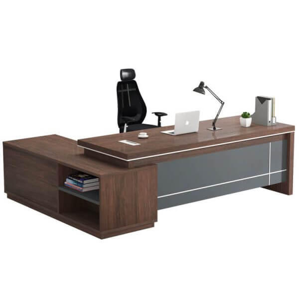Bàn Giám Đốc Hiện Đại Yếm Lửng Chữ L 1m6 - BGDVP59 10 ban giam doc chu l hien dai 5 2