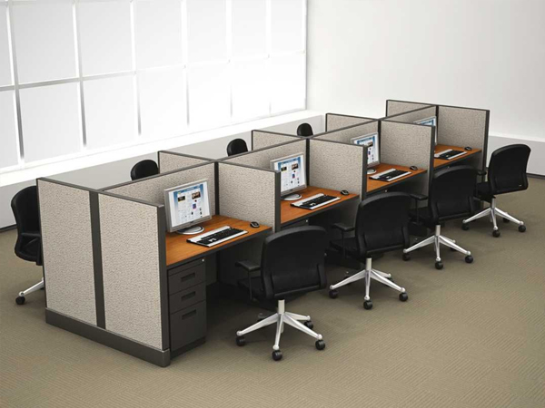 Cụm bàn làm việc thông minh 8 người CBLVVP10