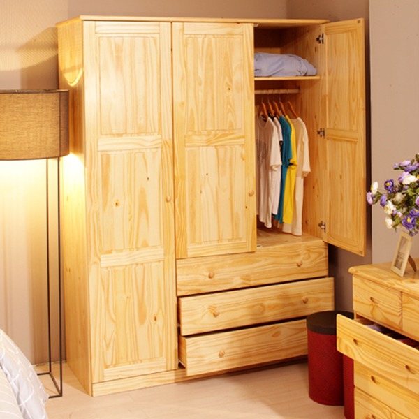 Tủ Quần Áo Gỗ MDF 2 Buồng - TQAVP05 6 Tủ Quần Áo Gỗ Sồi 2 Buồng - TQAVP05