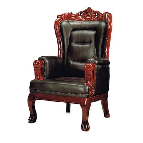 Ghế giám đốc với phần khung chân được làm từ gỗ hương cao cấp - GGDVP17
