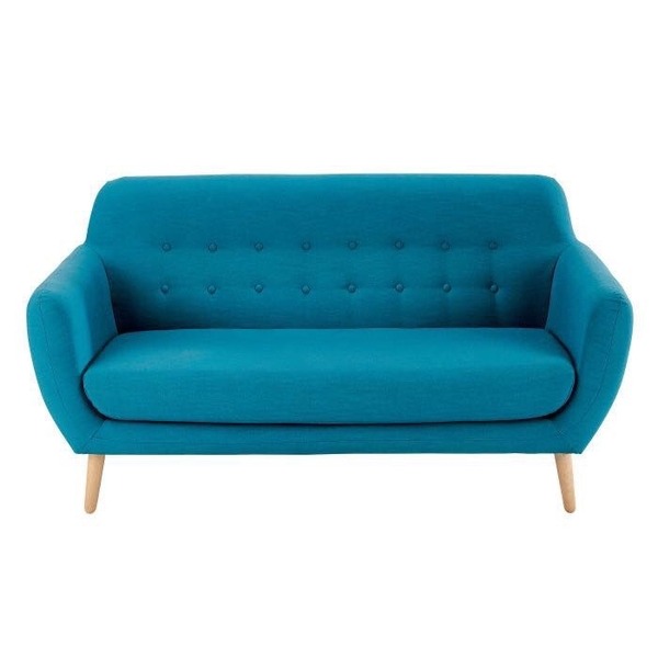 Sofa văng bọc vải nỉ màu sắc tươi sáng