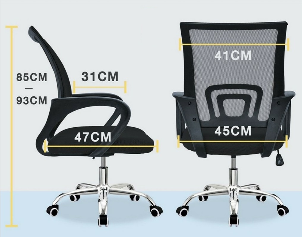 Cân nhắc lựa chọn kích thước phù hợp khi mua ghế xoay